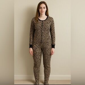 Rena Rowan Leopard Print Pajama Set